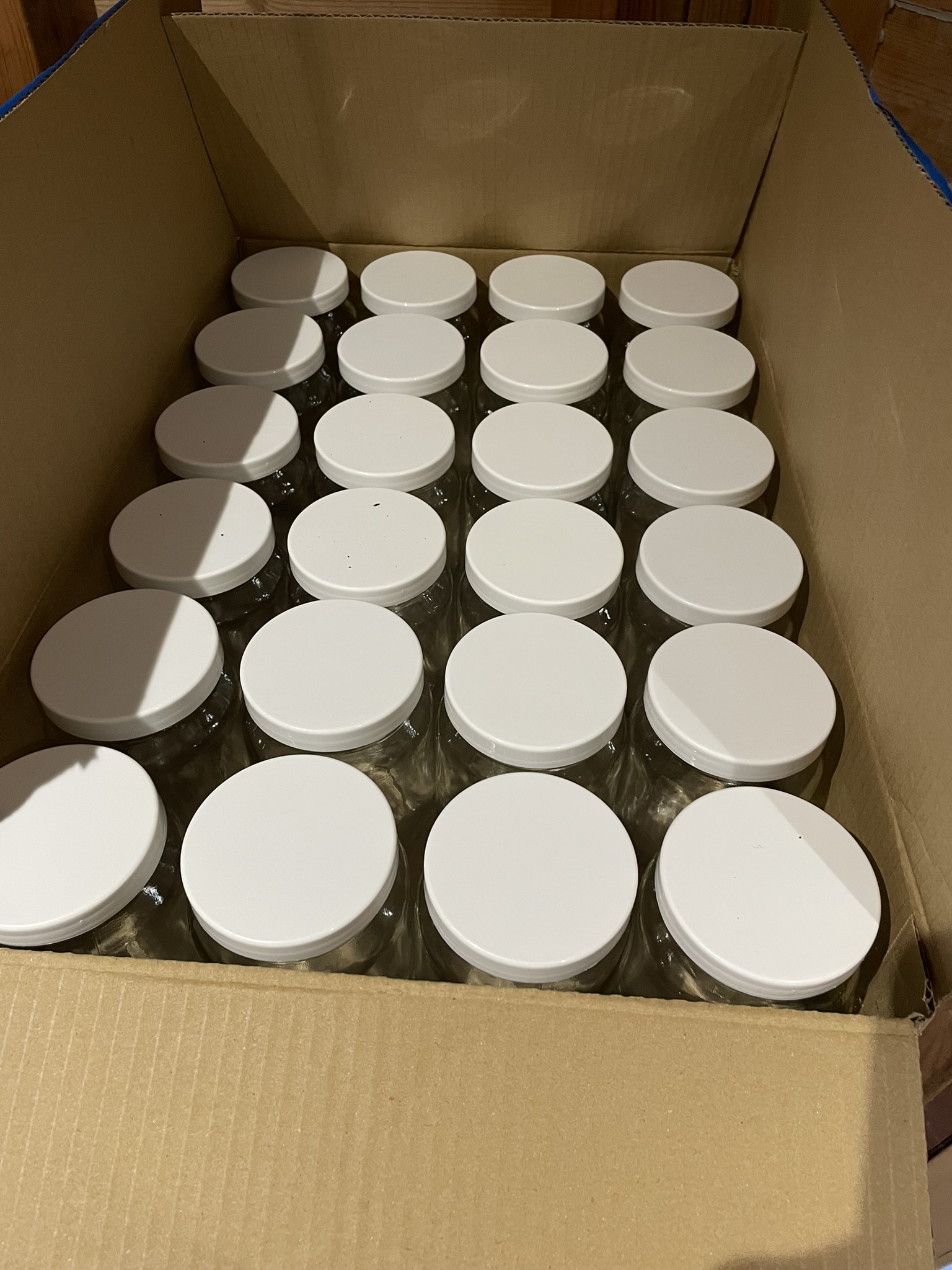 One Pound Honey Jars with Lids